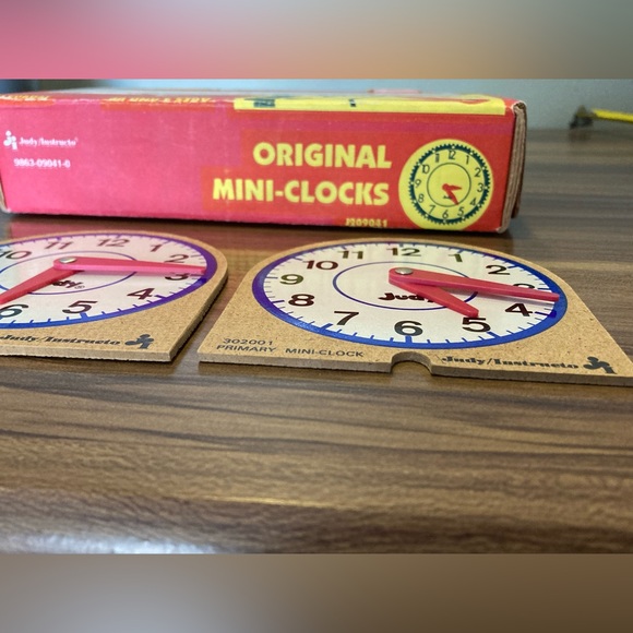 Judy Original Mini-Clocks Learning Tools School Children - Picture 6 of 8